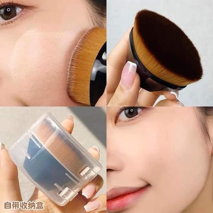 Brocha Kabuki "Mágica" para Base | Acabado Piel de Porcelana